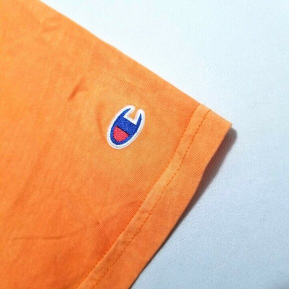 Champion Men's Classic T-Shirt Screen Print Script Logo NWT - Picture 2 of 6